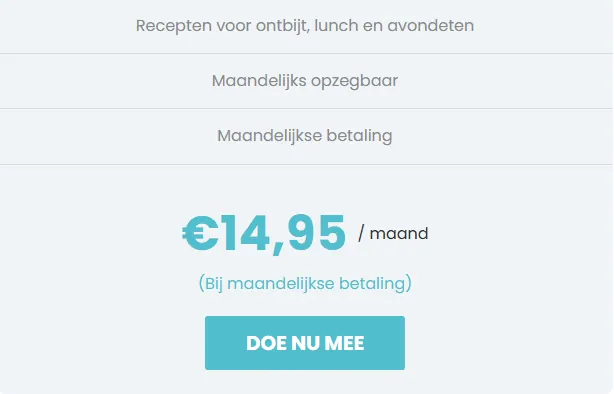 maandmenu